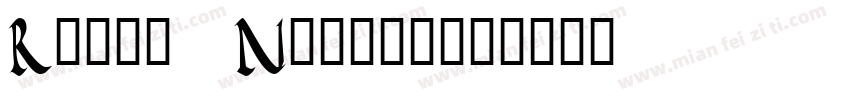 Roman Normal字体转换